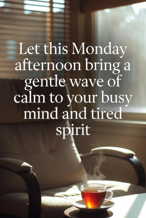 Calm Monday Afternoon Blessings