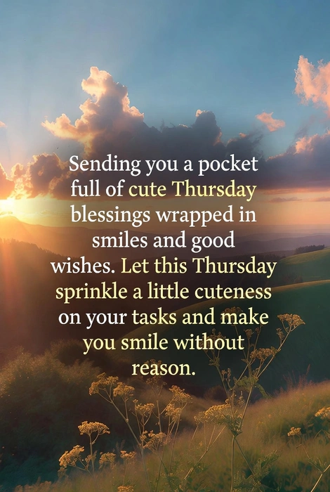 Cute Thursday Blessings