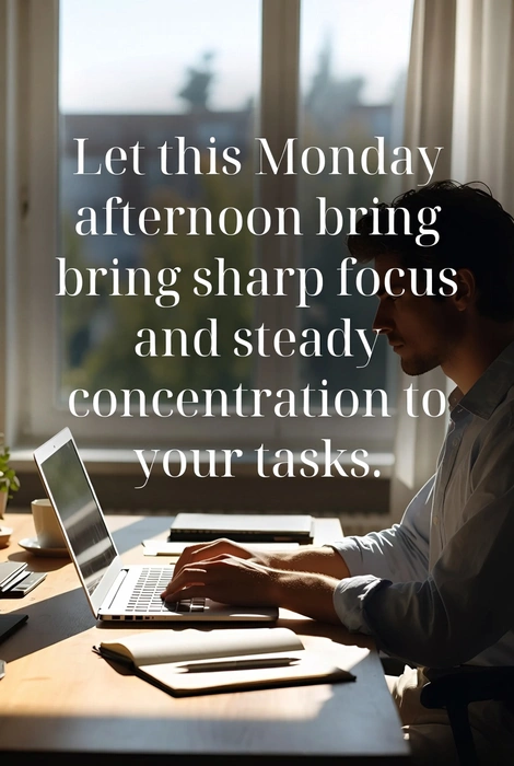 Focused Monday Afternoon Blessings