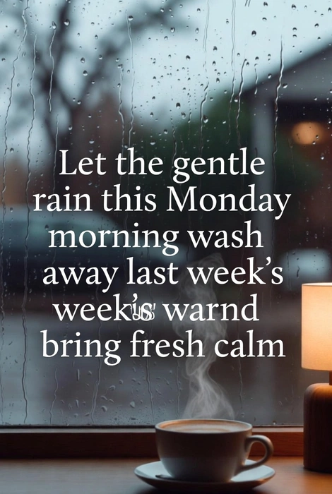 Rainy Monday Morning Blessings