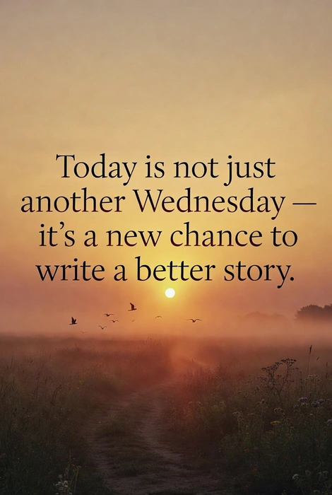 Positive Good Morning Wednesday Blessings