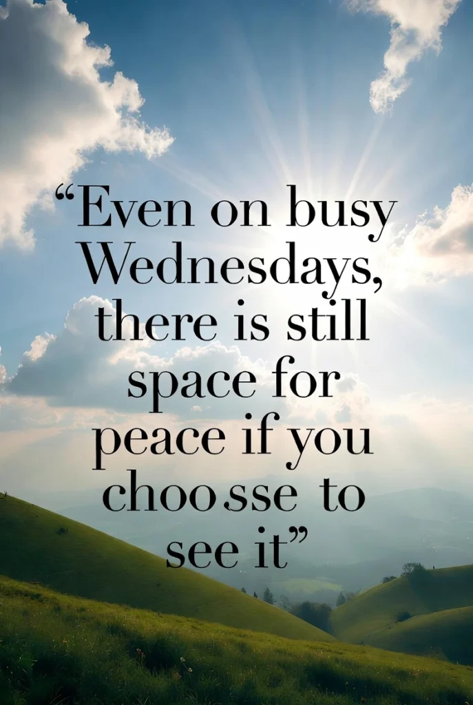 Wednesday Afternoon Blessings